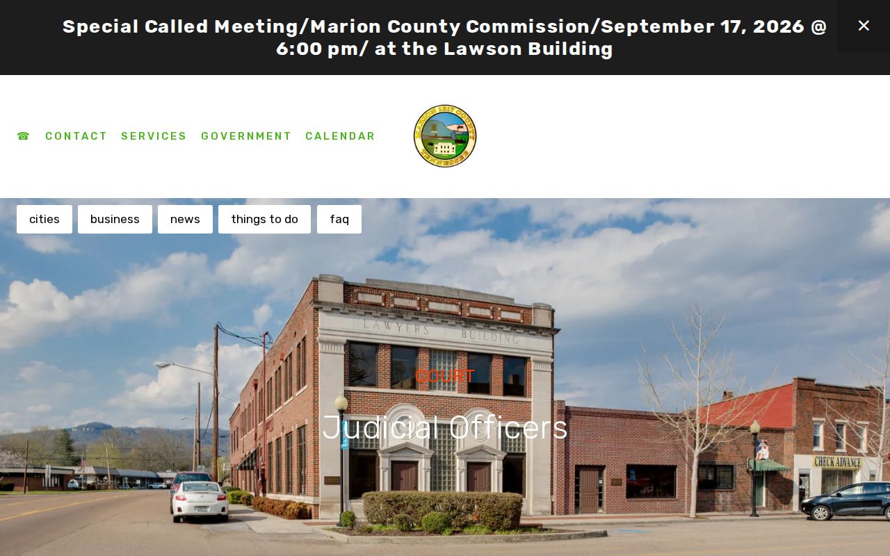 Marion County warrant search: county court contacts