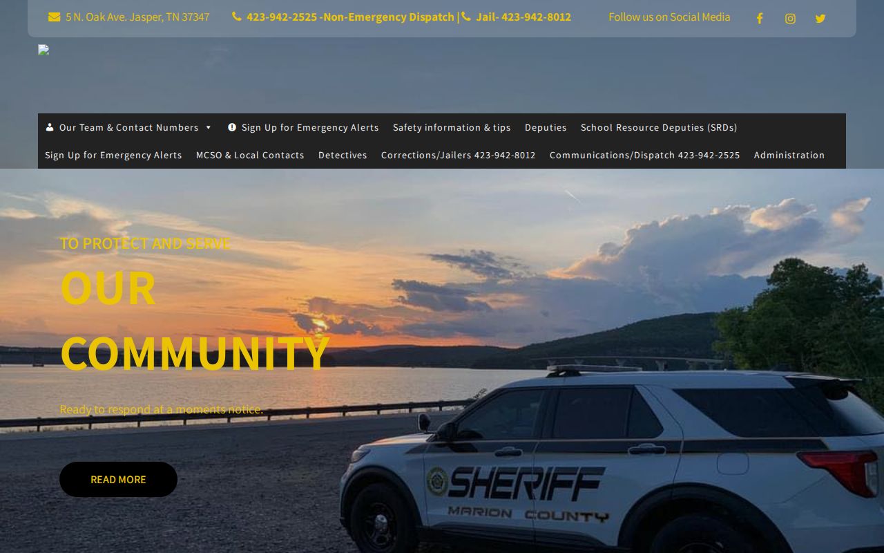 Marion County active warrants: official sheriff department page